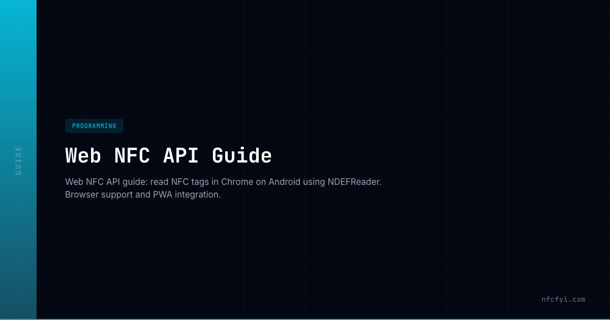 Unity Nfc Api Web NFC API Guide — NFCFYI